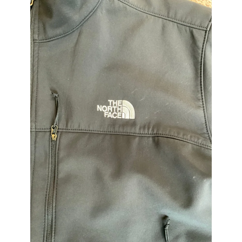 The North Face Men's Black White Logo Jacket Size XXL Gorpcore Outdoor Versatile
